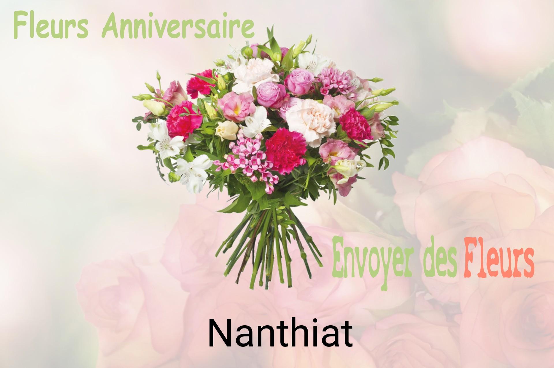Bouquet de fleurs d’anniversaire livré à Nanthiat